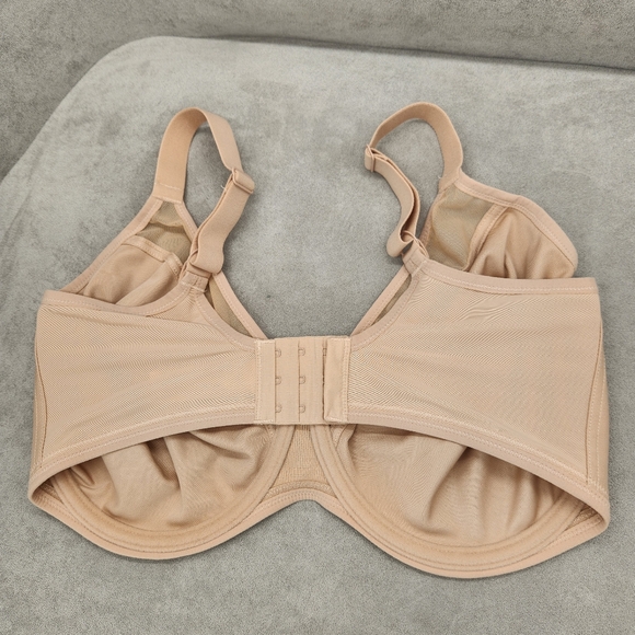 Elomi bra 36J nude cream Smooth Mesh underwired comfort clean beauty new $70 - Picture 6 of 8